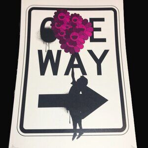 Death NYC - Banksy Murakami Balloon Girl - Ltd Ed - Original Signed # Print